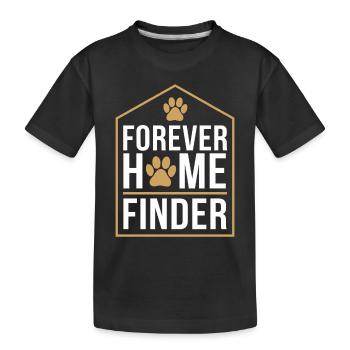 Héros du refuge pour animaux Freiwillige Tierrettung - T-shirt bio Premium Enfant - noir - Devant