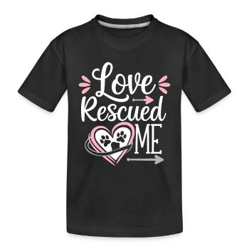 Freiwillige Tierrettung Animal Shelter Heroes - Kids' Premium Organic T-Shirt - black - Front