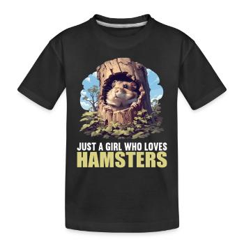 Hamster - T-shirt bio Premium Enfant - noir - Devant