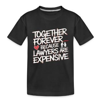 Anniversaire & Anniversaire de mariage Drôle Dicton Saint-Valentin - T-shirt bio Premium Enfant - noir - Devant