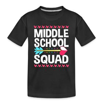 Enseignants de collège - T-shirt bio Premium Enfant - noir - Devant