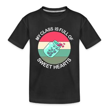 Enseignants de collège - T-shirt bio Premium Enfant - noir - Devant