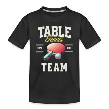 Ping-pong - T-shirt bio Premium Enfant - noir - Devant