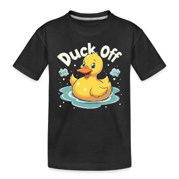 Nutztier-enten-enthusiasten Hinterhof-enten - Kinder Premium Bio T-Shirt - Schwarz - Vorne