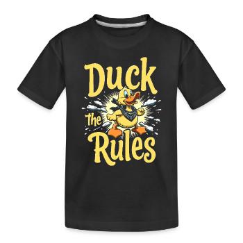 Nutztier-enten-enthusiasten Hinterhof-enten - Kinder Premium Bio T-Shirt - Schwarz - Vorne