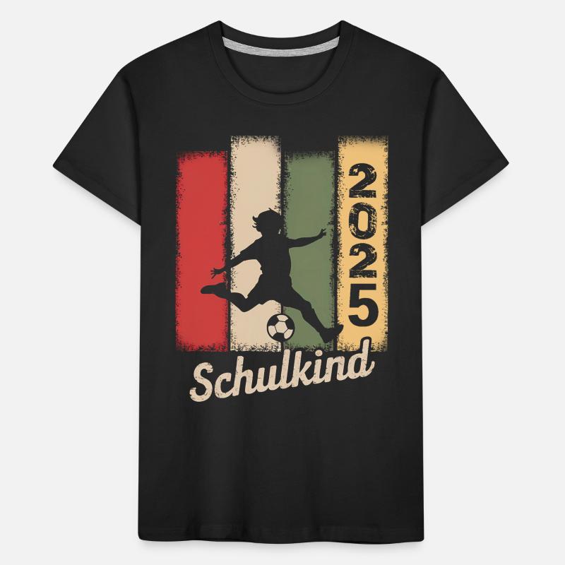 Schulkind 2025 Mädchen Junge Einschulung Geschenke Kinder Premium Bio T-Shirt