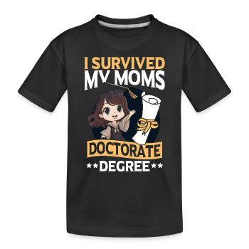 Abschluss Doktortitel Promotion - Kinder Premium Bio T-Shirt - Schwarz - Vorne