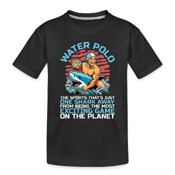 Water Polo The Sports That's Just One Water Sports - Kids' Premium Organic T-Shirt - black - Front