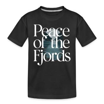 Scandinavian Aesthetics, Nordic - Kids' Premium Organic T-Shirt - black - Front