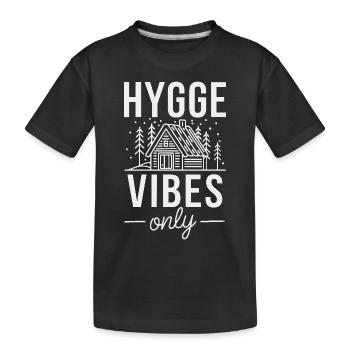 Esthétique scandinave, nordique - T-shirt bio Premium Enfant - noir - Devant