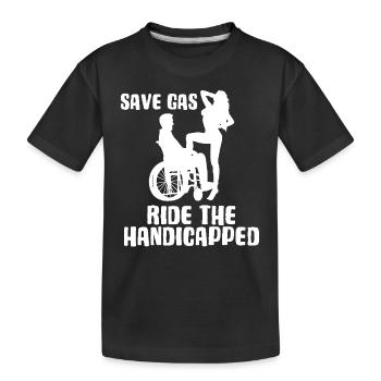 Illustration de l’autonomisation des personnes handicapées pour - T-shirt bio Premium Enfant - noir - Devant