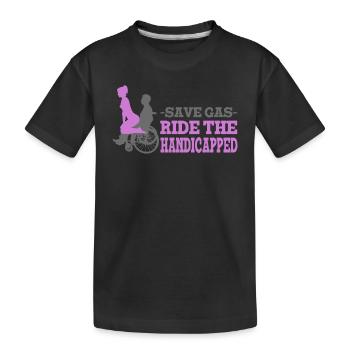 Illustration de l’autonomisation des personnes handicapées pour - T-shirt bio Premium Enfant - noir - Devant