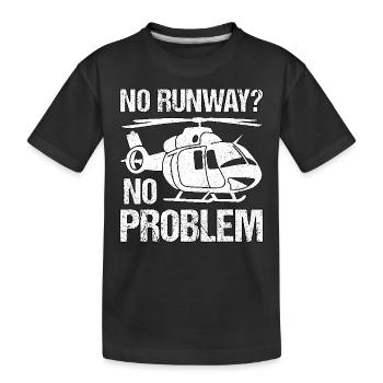 Kein Ausreißer? Kein Problem - Kinder Premium Bio T-Shirt - Schwarz - Vorne