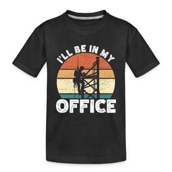 Grimpeurs industriels Tours Grimpeurs industriels - T-shirt bio Premium Enfant - noir - Devant