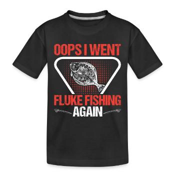 Fishermen Fishing Anglers Sport Anglers - Kids' Premium Organic T-Shirt - black - Front