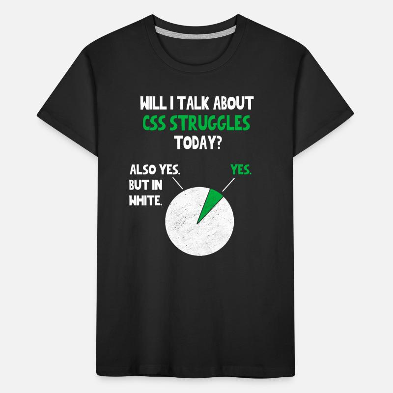 Codeur Développeur Web Programmeur Vais-je parler de F T-shirt bio Premium Enfant