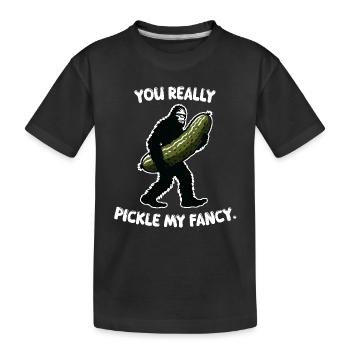 Vous me plaisez vraiment. Aneth Bigfoot Sasquatch - T-shirt bio Premium Enfant - noir - Devant