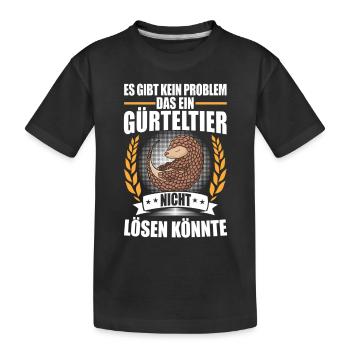 Armadillo Résoudre des problèmes Armadillo Armadillo - T-shirt bio Premium Enfant - noir - Devant