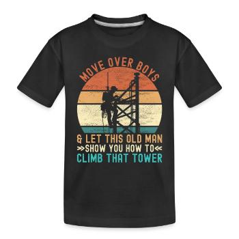Grimpeurs industriels Tours Grimpeurs industriels - T-shirt bio Premium Enfant - noir - Devant