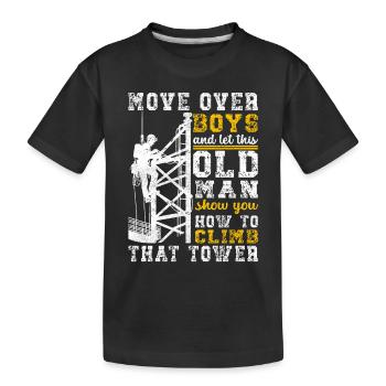 Grimpeurs industriels Tours Grimpeurs industriels - T-shirt bio Premium Enfant - noir - Devant