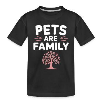 Freiwillige Tierrettung Animal Shelter Heroes - Kids' Premium Organic T-Shirt - black - Front