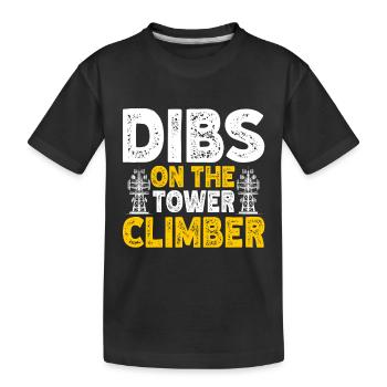 Grimpeurs industriels Tours Grimpeurs industriels - T-shirt bio Premium Enfant - noir - Devant