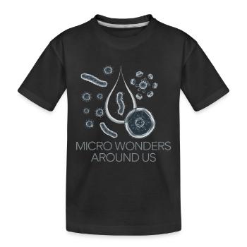 ORGANISME MICROSCOPIQUE - T-shirt bio Premium Enfant - noir - Devant
