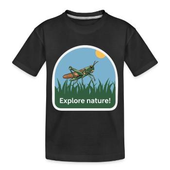 SAUTERELLE - T-shirt bio Premium Enfant - noir - Devant