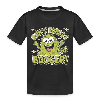 CROTTE DE NEZ - T-shirt bio Premium Enfant - noir - Devant