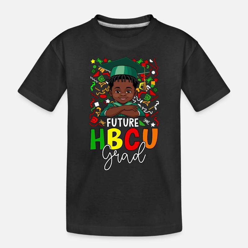 Futur grade HBCU - T-shirt bio Premium Enfant - noir