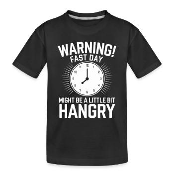 Intermittent fasting Intermittent fasting - Kids' Premium Organic T-Shirt - black - Front