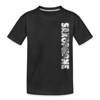 Saxophones Saxophones - Kids' Premium Organic T-Shirt - black - Front