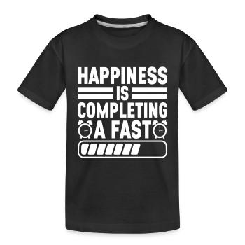 Intermittent fasting Intermittent fasting - Kids' Premium Organic T-Shirt - black - Front