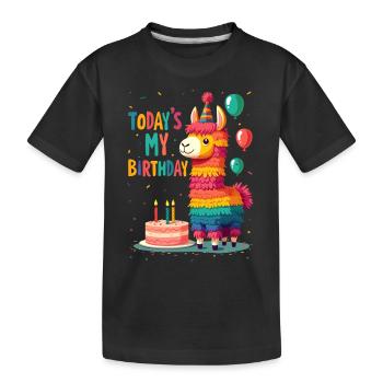 Birthday, Children's Birthday, Birthday Party - Kids' Premium Organic T-Shirt - black - Front