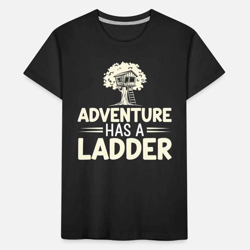 Treehouse builder DIY treehouse construction Kids' Premium Organic T-Shirt