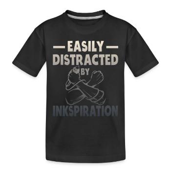 Poetry Slam Ink Stimulation Slam Poetry - Kids' Premium Organic T-Shirt - black - Front