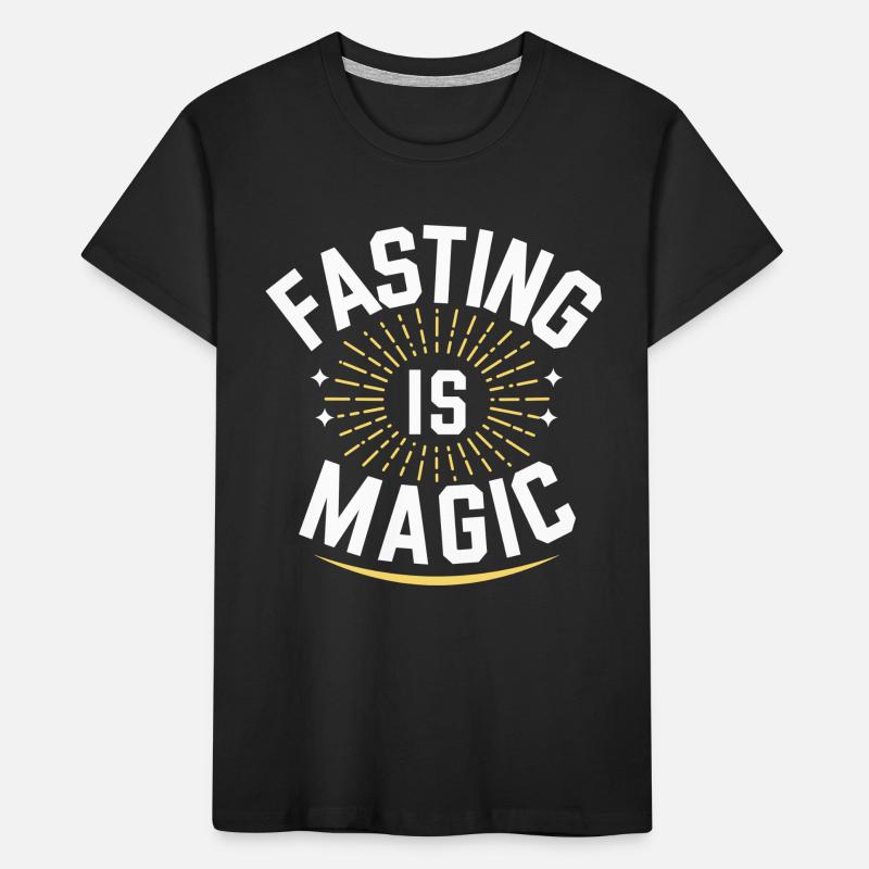Intervallfasten Intermittierendes Fasten Kinder Premium Bio T-Shirt