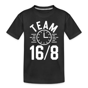 Intermittent fasting Intermittent fasting - Kids' Premium Organic T-Shirt - black - Front