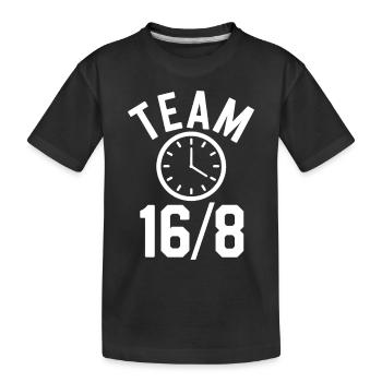 Intermittent fasting Intermittent fasting - Kids' Premium Organic T-Shirt - black - Front