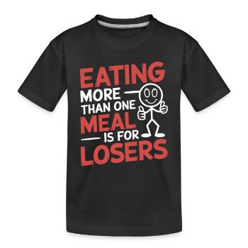 Intermittent fasting Intermittent fasting - Kids' Premium Organic T-Shirt - black - Front