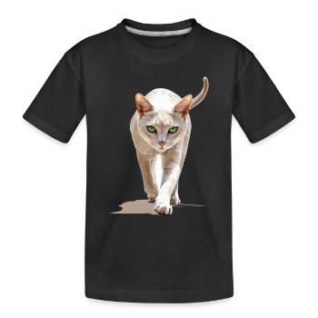 Javanisch - Kinder Premium Bio T-Shirt - Schwarz - Vorne