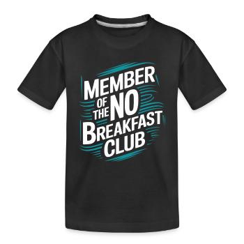 Jeûne intermittent Jeûne intermittent - T-shirt bio Premium Enfant - noir - Devant