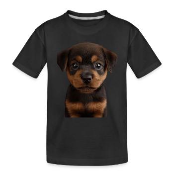 Rottweiler - Kinder Premium Bio T-Shirt - Schwarz - Vorne