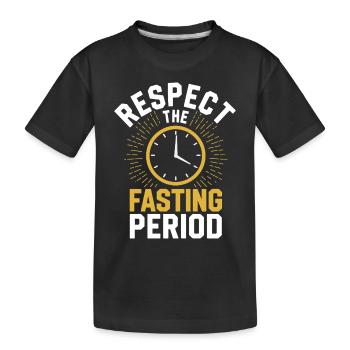 Intermittent fasting Intermittent fasting - Kids' Premium Organic T-Shirt - black - Front