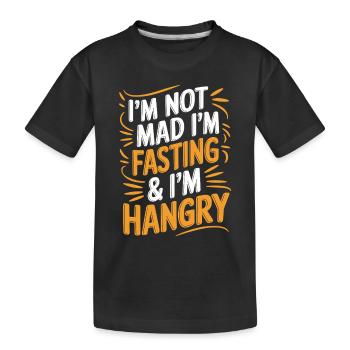 Intermittent fasting Intermittent fasting - Kids' Premium Organic T-Shirt - black - Front