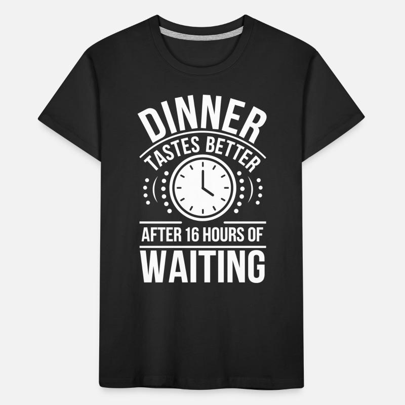 Intermittent fasting Intermittent fasting Kids' Premium Organic T-Shirt