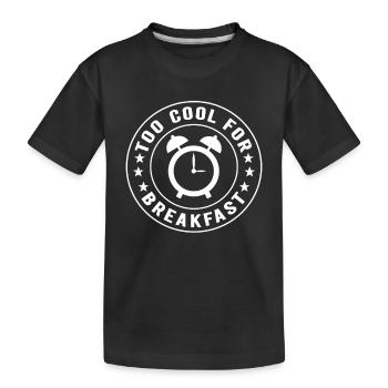 Jeûne intermittent Jeûne intermittent - T-shirt bio Premium Enfant - noir - Devant