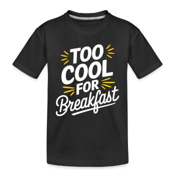 Intermittent fasting Intermittent fasting - Kids' Premium Organic T-Shirt - black - Front
