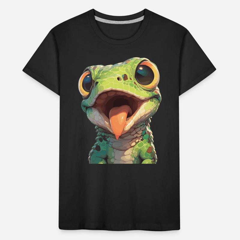 Eidechsen Eidechse Kinder Premium Bio T-Shirt