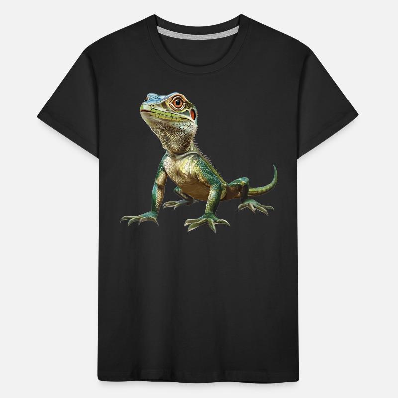Eidechsen Eidechse Kinder Premium Bio T-Shirt